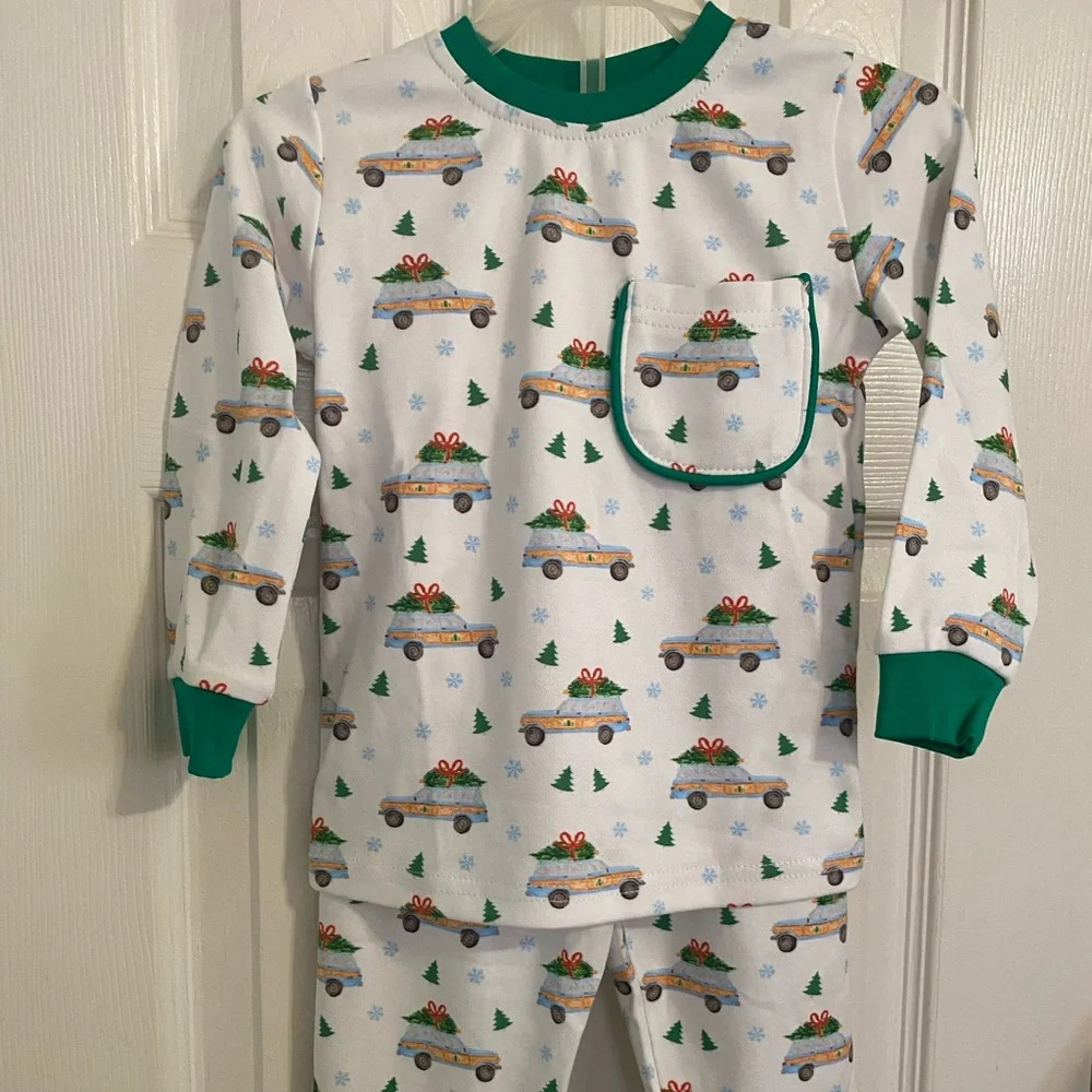New Posh Pickle Christmas Pajama Set
